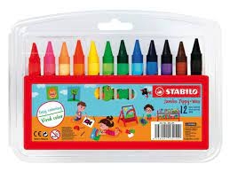 VILTSTIFTEN STABILO JUMBO YIPPY WAX: 12 STUKS (2812JPL) ()